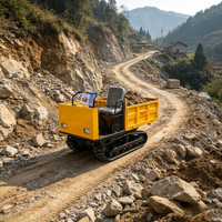 Mini-chargeuse sur chenilles haute performance avec benne, boîte de vitesses et roulement, capacité de benne 1,5 tonne, garantie 1 an, Euro5/EPA