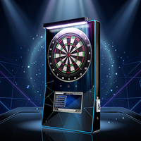 Machine à fléchettes électronique murale MINI-S6, qualité commerciale, jeu de fléchettes d'arcade, garantie 1 an, langue anglaise, pour bar/club