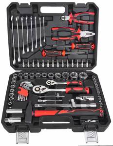 Steeltreks Hardware <b>Tool</b> Sets New Hot Sale Factory Stock Wholesale 142 Pcs Home Auto Repair Portable Hardware Hand <b>Tool</b> Sets - Product Image 2