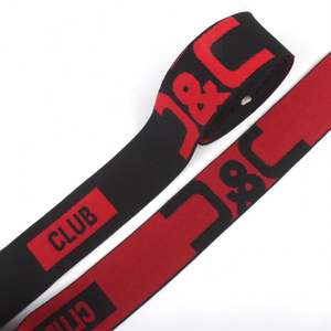 Cintura Elástica Personalizada para Ropa Interior, Diseño Elástico Jacquard con Logotipo - Product Image 1