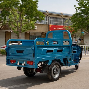 Triciclo de Carga Eléctrico de 850W-1000W y 60V al por Mayor, de 3 Ruedas para Adultos con Carrocería Abierta, Capacidad de Carga de 400 kg y Velocidad de 50-60 km/h - Product Image 3
