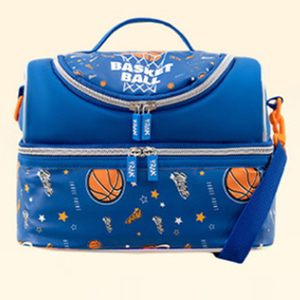 Sac à déjeuner isotherme pour enfants, motif dessin animé, pour élèves du primaire, sac de rangement alimentaire durable à porter à la main ou en bandoulière pour le campus - Product Image 3