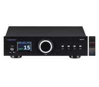 Combinaisons AVplay A-75 HIFI classe A amplificateur de puissance pont d'affichage LCD + PRE-501TU Queenway 12AU7/ECC82*4 préampli à lampes
