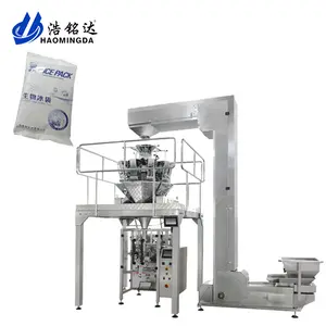 Automatic vertical rice sugar salt bagging machine rice grain bean cereal bag filling machine 1kg 5kg sugar packing machine