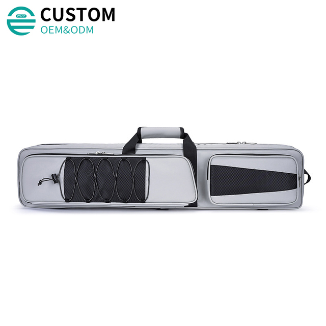 Fuliya Wholesale Custom Logo Durable Carry Handle Large Butt Cues Waterproof Padded Billiard Bag 9 Hole 1/2 Split Pool Cue Case