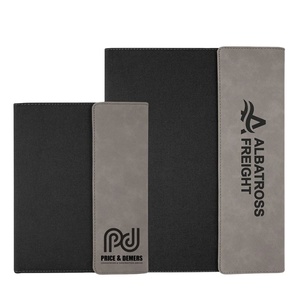 Laserable tri-gấp vải/PU da máy tính xách tay tùy chỉnh nhiều túi danh mục đầu tư với chèn <span class=keywords><strong>notepad</strong></span> cho văn phòng công ty/hàng ngày - Product Image 1