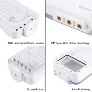 PULUZ 45m/147ft custodia subacquea impermeabile <span class=keywords><strong>foto</strong></span> Video custodia subacquea per <span class=keywords><strong>iPhone</strong></span> 13/12 Pro - Product Image 3