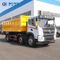 Camion benne à benne basculante Dongfeng 25 tonnes 6x4, camion de collecte de déchets lourd, véhicule de ramassage de déchets