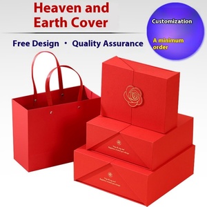 Caja de Regalo de Cartón Resistente de Doble Puerta para Souvenirs, Nueva Caja de Regalo para Artículos de Uso Diario Hecha de Cartón Duradero - Product Image 5