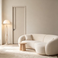 Puertas Interiores de Madera Polimérica Personalizables con Apertura Lateral, Decoración Moderna, Superficie Acabada, Bisagras para Puertas y Ventanas