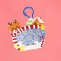 Konsol Permainan Whack Mole Genggam Mainan Mini Natal Permainan Ujung Jari Mainan Penghilang Stres Mainan Saku Produk Unik Kantor