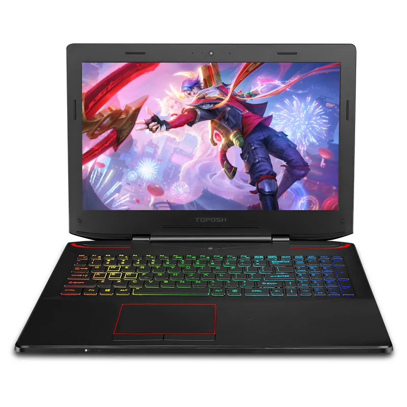 High Specification Laptops Intel Core i7-7700HQ Laptop Gaming Computer PC GTX 1060 6GB Graphics Card In Black