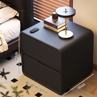 Table de chevet en bois multifonctionnelle de style moderne et minimaliste, 2 tiroirs, pour chambre à coucher, salon, appartement, hôtel