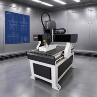 Petite graveuse/mini robot, machine de fraisage CNC 3 axes 6090 avec refroidissement par eau, broche simple
