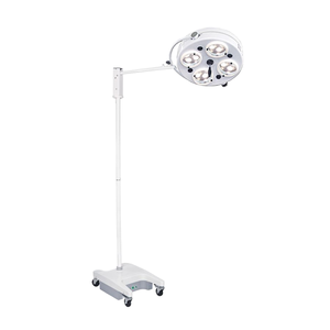 Lampe d'examen LED haute intensité <span class=keywords><strong>EUR</strong></span> VET, mobile, sur pied, pour chirurgie, 100 000 lux, 32 ampoules LED, pour hôpital vétérinaire - Product Image 1