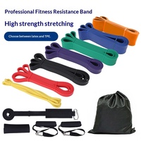 Banda de Resistencia para Asistencia en Dominadas, Banda Elástica de Goma TPE, Portátil, para Gimnasio, Fitness y Entrenamiento