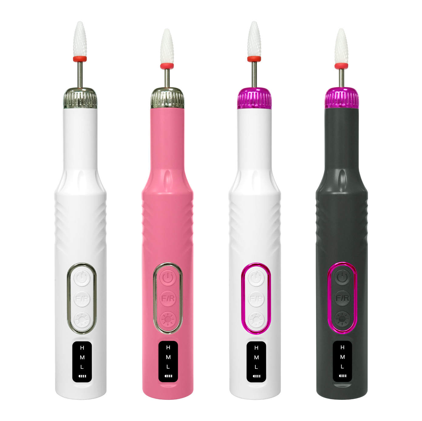 Professional Nail Care Art Lamp Machine Portable Rechargeable 500mah Battery Electric Nail Grinder Remover Device