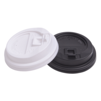 Couvercle d'injection plastique PP jetable bon marché en gros style moderne pour boissons chaudes tasses à thé gobelets en papier servant des bouchons de bouteilles fermetures
