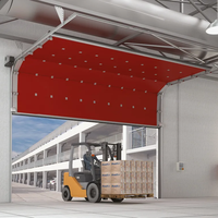 Portes Industrielles de Haute Qualité Résistantes au Vent Porte Coulissante Industrielle