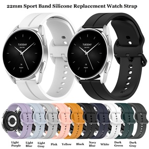 Bracelet de montre en silicone souple respirant de 22mm pour Haylou Watch2 Pro/ <span class=keywords><strong>RS4</strong></span> LS12/GST Lite LS13 - Product Image 2