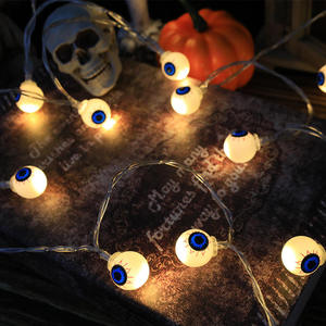 Nueva Llegada: Guirnalda de Luces LED Decorativas de Halloween con Forma de Calabaza Fantasma para Exteriores, 3m de Longitud, IP44 Impermeable, Funciona con Pilas - Product Image 4