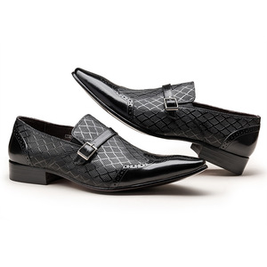 Chaussures Oxford pour hommes de haute qualité, conçues par des designers, en cuir véritable, chaussures de bureau formelles, légères et antidérapantes - Product Image 5