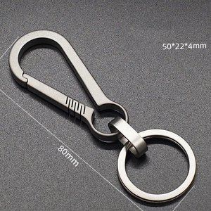 <span class=keywords><strong>Mousqueton</strong></span> en titane <span class=keywords><strong>porte</strong></span>-clés Clip petit sac à dos Clip <span class=keywords><strong>porte</strong></span>-clés robuste Anti-perte <span class=keywords><strong>porte</strong></span>-clés à dégagement rapide pour clés bouteille - Product Image 4