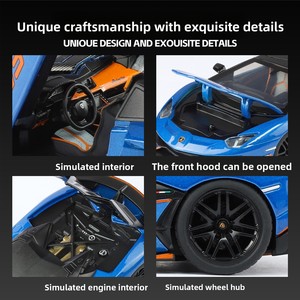 Modelo de Coche Deportivo de Aleación 1:32 con Licencia Oficial para <span class=keywords><strong>SVJ63</strong></span> H3633, Puertas Abatibles, Altamente Realista, Chenghai Cross-border - Product Image 2