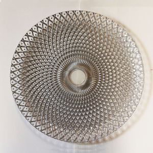 Elegant Glass Dinner <b>Plates</b> & Decorative Serving Dishes for Restaurants, Glass Charger <b>Plates</b> - Product Image 6