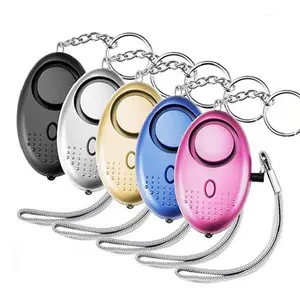 130dB còi báo động bài hát LED xách tay khẩn cấp SOS an ninh tự vệ báo động Keychain cá nhân báo động cho phụ nữ trẻ em người lớn tuổi