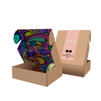 Cajas de Cartón Plegables Impresas Personalizadas para Calcetines, Ropa Interior, Gafas de Sol, Cajas de Regalo con Logotipo