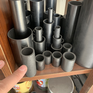 Creusets en graphite de forme mince et longue, polis, résistants aux hautes températures, haute résistance et densité, pour la fusion expérimentale - Product Image 5