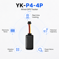 Rastreador GPS con Cable de 4 Hilos, GSM/GPRS/LBS, Rastreo de Vehículos en Tiempo Real, Resistente al Agua, Visualización en PC, Cerca Electrónica, Alarma de Vibración