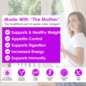 หมากฝรั่งลดน้ำหนักออร์แกนิกพร้อมน้ำส้มสายชูแอปเปิ้ลไซเดอร์สำหรับผู้ใหญ่ - Product Image 5