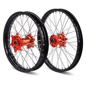 NiceCNC juego completo Motocross delantero trasero DOT 21 "18" llanta de cubo de rueda para <span class=keywords><strong>KTM</strong></span> 250 SX SXF 2017 XCW EXC F 2008-2020 2021 - Product Image 1