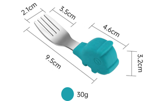 Vente chaude Silicone Spork Kits <span class=keywords><strong>Bebe</strong></span> Bébé Alimentation Cuillère Et Fourchette ODM & OEM Usine - Product Image 6