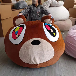 Fauteuil pouf chauffant surdimensionné pour adultes, en forme d'ours de graduation, avec sac de rangement, de Big Lots - Product Image 3