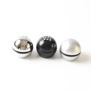 Pommeau de levier de vitesse pour Alfa Romeo Giulietta, en plastique PU noir mat électroplaqué, ergonomique - Product Image 1