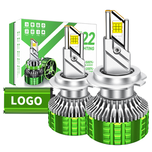 K22 High Quality Auto LED Lights 190W High Power Canbus <strong>Decoders</strong> 9012 H1 H4 H7 9005 9006 <strong>H11</strong> Universal Car LED Headlights Bulbs - Product Image 1