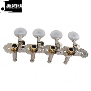 Jingying 2025 Vente en gros d'usine Tête de machine à <span class=keywords><strong>mandoline</strong></span> 4 cordes Plaque en acier A3 + Cheville ovale en plastique perle blanche Cheville de réglage de <span class=keywords><strong>mandoline</strong></span> - Product Image 5