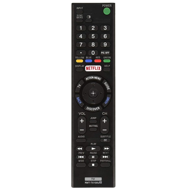 RMT-TX100U Remote Replacement Use for Sony Bravia RMTTX100U TV Remote Control if Applicable XBR75X850C XBR-55X855C KDL-50W800C