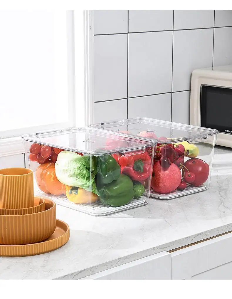 Choice Fun Pet covered fresh-keeping box housewares kitchen storage organizer contenitore per alimenti a microonde contenitori trasparenti