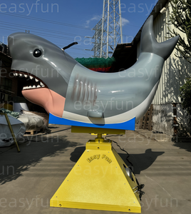 Machine de rodéo mécanique de luxe de qualité commerciale, modèle requin, la plus vendue, avec matelas, pour la location en parc d'attractions - Product Image 2