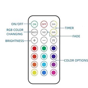 Nouveauté 2022 : Lumière LED à piles à 13 couleurs changeantes, à intensité variable, RGB, sans fil, pour sous-meuble et sous-comptoir - Product Image 3