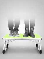 Table pliable multifonctionnelle HISPEED pour ordinateur portable, petite table portable en aluminium pour l'extérieur
