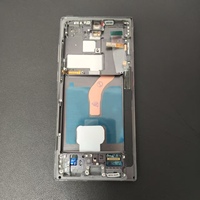 100% AMOLED Asli untuk Samsung S22Ultra S20 S21 S23 Note20 Ultra Layar Sentuh LCD Display Ponsel LCD S24 S25 Pengganti