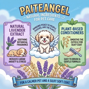 Perfume para Perros 50ml Lavanda Eliminador de Olores para Mascotas Acondicionador para Pelaje Sedoso Ecológico con Logotipo Personalizado - Product Image 3