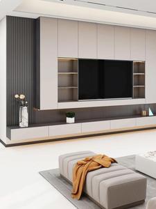 Armoire modulaire personnalisée intégrée Woodentv pour toute la maison décoration murale TV - Product Image 6