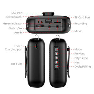 Amplificateur vocal portable S358 Pro avec microphone filaire et casque, amplificateur vocal portable - Product Image 3