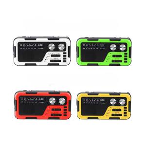 <span class=keywords><strong>Radio</strong></span> à manivelle d'urgence étanche - Alimentée par énergie solaire avec lampe de poche et batterie externe pour les activités de plein air - Product Image 4